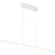 Float LED 48 inch Matte White Pendant Ceiling Light 